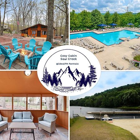 Premier Cozy Cabin - Free Amenities & Comm Indoor Pools Bushkill Bagian luar foto